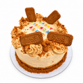 Customizable Cookie Butter Pumpkin Protein Cake