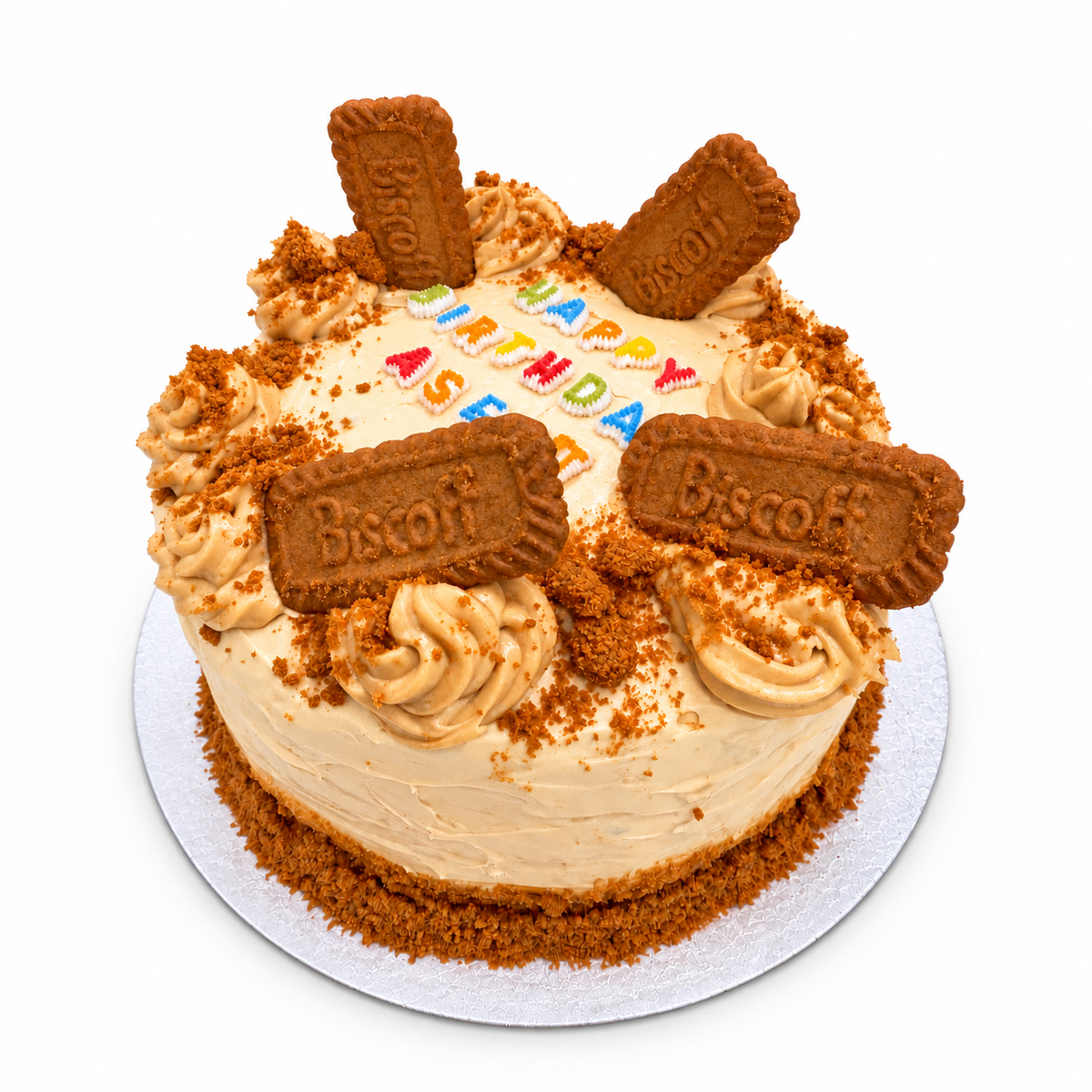 Customizable Cookie Butter Pumpkin Protein Cake